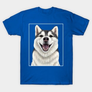 Siberian Husky - Up close dog T-Shirt